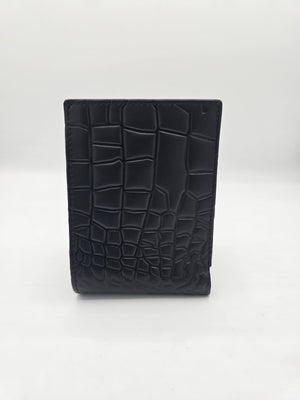 Crocodile Black Leather Men's Wallet
