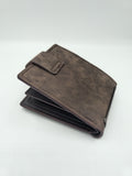 Cow Brown Leather Men's Wallet